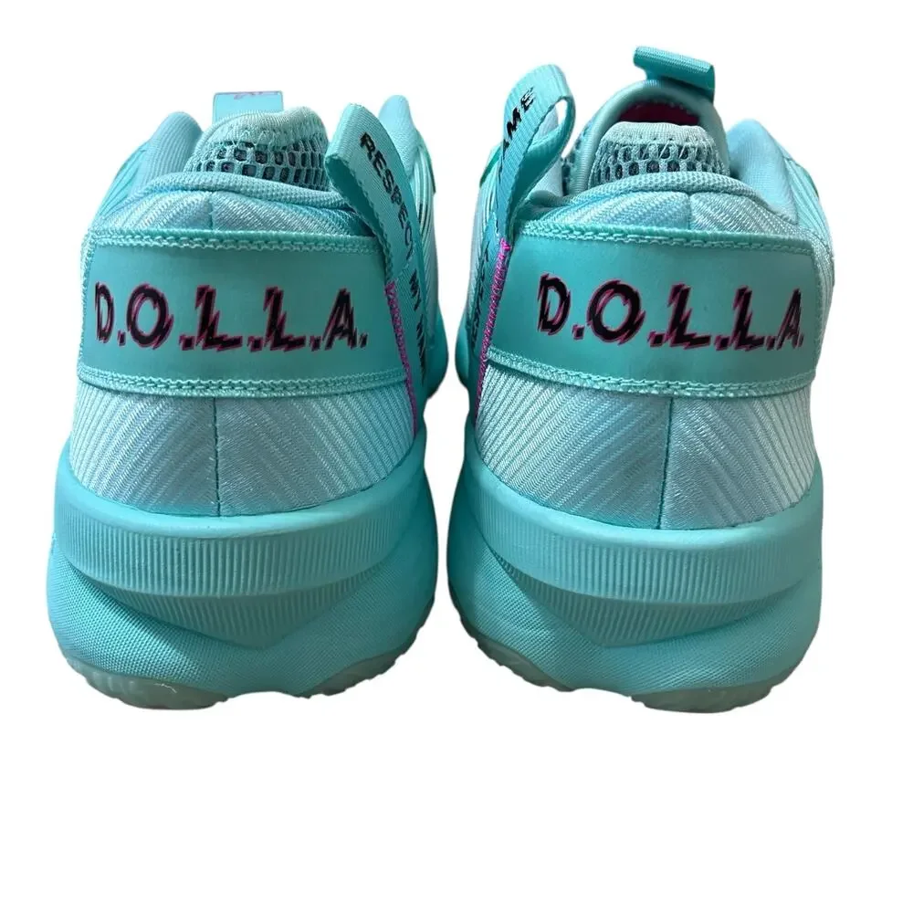 Adidas Dame 8 Dolla Respect My Name Basketball Shoes NWT Men's Sz 15 Aqua Black